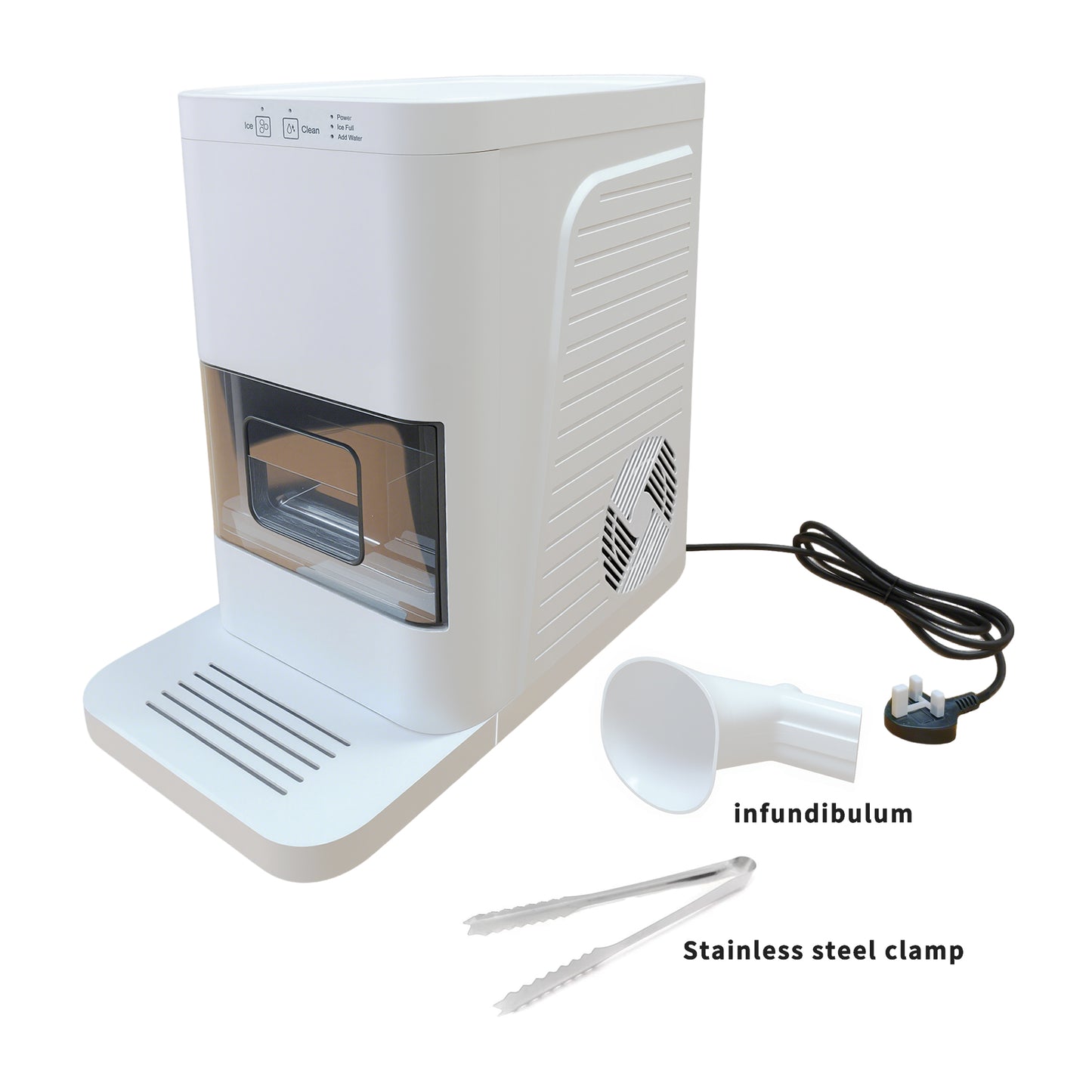 Fully-automated Artisanal Sphere Ice Maker – 2.3kg Daily Output, 50-Min Fast Ice, Smart Sensors, One-Touch Clean, Compact & Quiet for Home/Bar Use